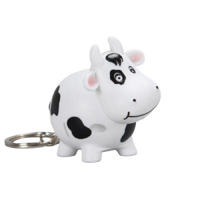 China Promotions New Arrival LED Cow Keychain with Moo Moo ~sound for sale