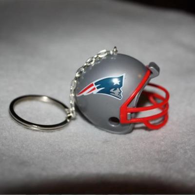 China Newest Next Gift Football Helmets Key Chain Customize Logo Keychain American Football Team Keychains for sale