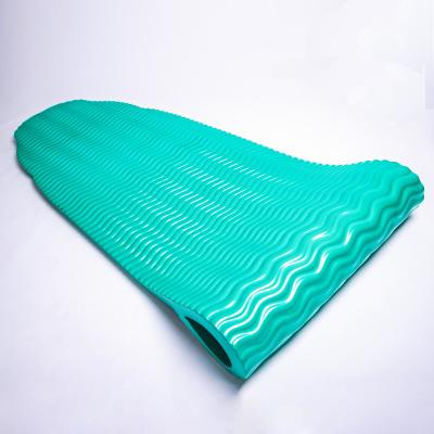 China Durable HOT Selling Coated Vinyl Foam Pool Float, Floating Bed With Pillow Pool Mat for sale