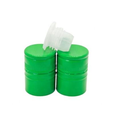 China 30*44mm pilfer-proof roll on pilfer proof ropp aluminum-plastic screw cap for sale