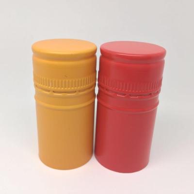 China ALUMINUM CAPS ALUMINUM CLOSURE CAP pilfer-proof WITH SARANEX COATING FOR RED WINE for sale