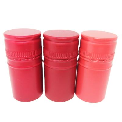 China Wine ROPP Pilfer Proof Aluminum Screw Caps Lids Closure Stopper With Saran Coating For Glass Bottle for sale