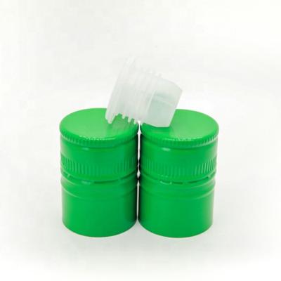 China ALUMINUM CAPSULE non-refillable ALCOHOLIC BEVERAGE CAP ALUMINUM-PLASTIC CLOSURES CAP for sale