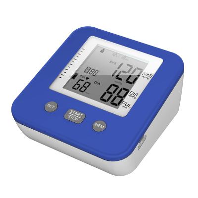 China Cheap Price Plastic Electronic Arm Blood Pressure Monitor LCD Digital Display Automatic Sphygmomanometer for sale