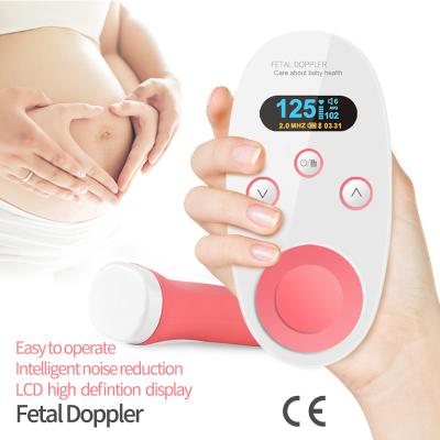 China High Security Home Fetal Heart Rate Monitor Handheld Ultrasound Hospital Clinic Prenatal Fetal Doppler for sale