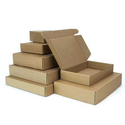 China Brown Recyclable Packing Box Mailer Box Heavy Duty Corrugated Paper Custom Shipping Box For Clothes for sale