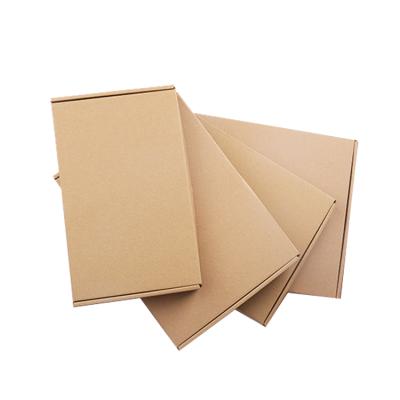 China Recyclable Eco Friendly Custom Brown Paper Corrugated Color Printing Paper Packaging Shipping Box for sale