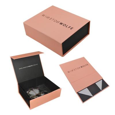 China Wholesale Customized Recyclable Luxury Fancy Folding Magnetic Paper Packaging Box Gift Box for sale