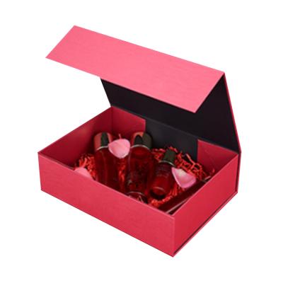 China Recyclable Environmental Protection Durable Using Folding Type Cardboard Box New Magnetic Paper Gift Box for sale