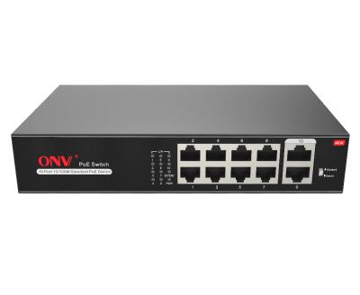 China POE ONV OEM 8 port 8 poe uplink port 10100m poe switch unmanaged network for IP camera for sale