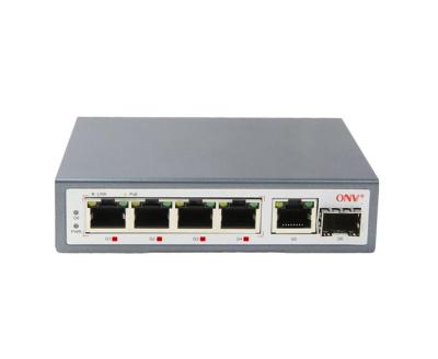 China POE OEM Commercial Gigabit 802.3bt PoE Fiber Optic Switch 48V Ultra PoE Unmanaged Ethernet Switch for sale