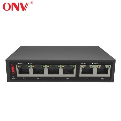 China CCTV security system network switch best price 6-Port 101001000mbps poe switch for sale