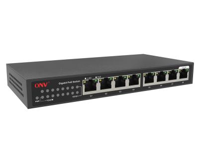 China Uncontrollable POE 7*GE POE+1*GE poe network switch for cctv ip phone for sale