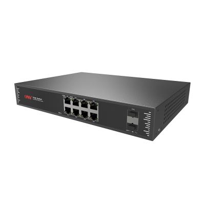 China Smart POE Network Switches High Performance Gigabit Switch POE 8 Ports And 2 SFP Fiber Ports Te koop