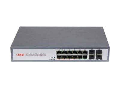 China LACP poe switch support IEEE 802.3af/at 250W power supply 250W inch rack installation gigabit ethernet embedded switch Te koop