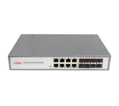 China LACP Full Gigabit Managed 16 Port Ethernet PoE Smart Switch Te koop