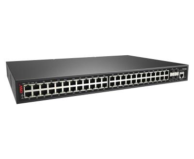 Китай LACP cctv poe switch manufacturer gigabit poe power supply commercial switch 48 port fiber ethernet switch 48V продается