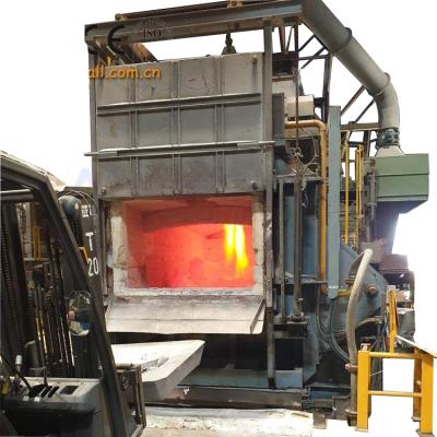 China Energy Saving 10 Ton - 30 Ton Aluminum Melting And Holding Chamber Melting Furnace for sale