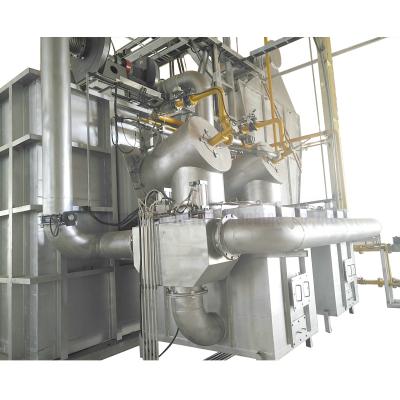 China Energy Saving 12 T LPG Gas Aluminum Melting And Holding Chamber Melting Furnace for sale