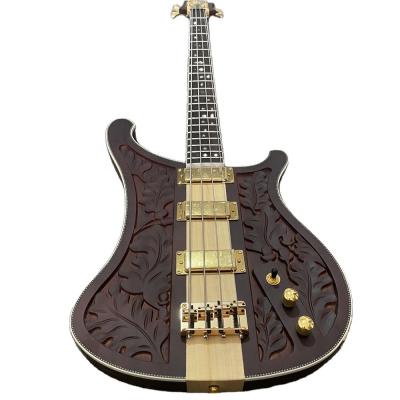 China Basswood custom color 4 string electronic bass, can be customized according to your requirements guitars guitarra for sale