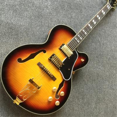 China Basswood Guitars 335 Jazz Guitar Body Electric Semi Hollow Guitar With 3TS Color for sale