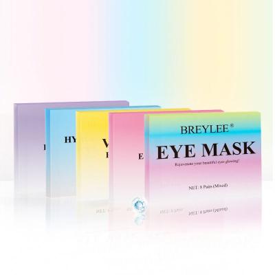 China BREYLEE Anti-Puffiness Travel Eye Bag Remover Eye Whitening Wholesale Eye Patch Essence Mask for sale