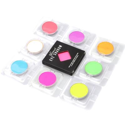 China Beautiful Color Beauty Eyeshadow Long Lasting Cream Powder Waterproof Fluorescent Color Pearl Magic Eyeshadow Powder for sale