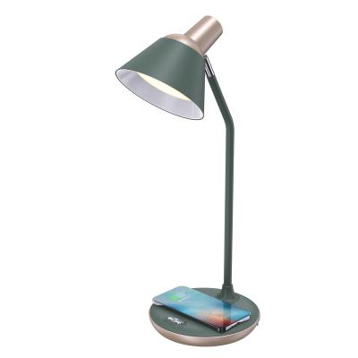 China New Arrival Modern LED Desk Table Lamp Adjustable 2022 Wireless Charger With Bedside Lamp For Office for sale