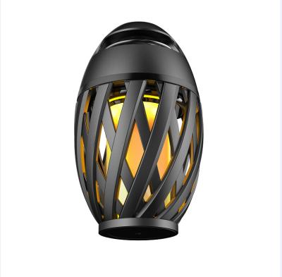 China Outdoor Garden Flame Light Flame Effect Torch Lamp Atmosphere Night Light with Portable Wireless Speaker for sale