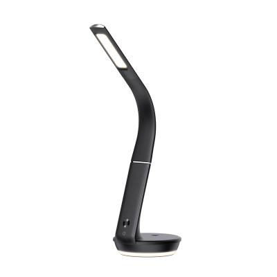 China Modern Flexible Arm Touch Dimming Desk Lamp Qi Wireless Charger Lamp For Study Reading Desk for sale