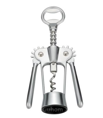 China Hot Sale Wine Bottle Opener Stocked Zinc Alloy Bottle Openers Wing Corkscrew Wine Opener for sale