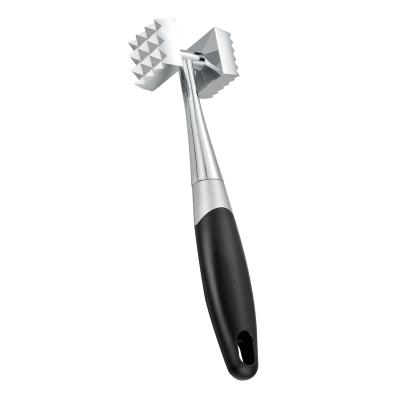 China Low MOQ Kitchen Flat Meat Hammer Tenderizer Sets Durable Handle Zinc Alloy Material Plastic Double Sided for sale