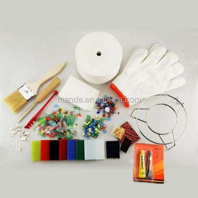 China Small Glass Melting And Making Pendants No.1707001B Europe Microwave Oven Kits With Accessories For Beginners Make Melting Glass Jewelry And Crafts At Home for sale