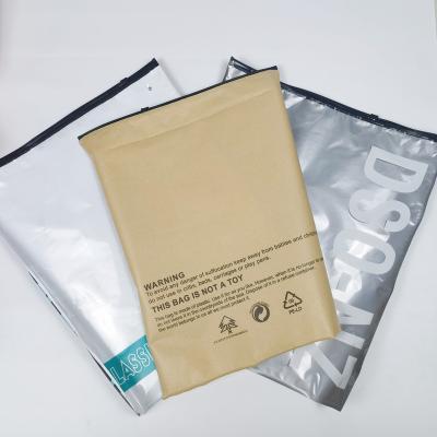 China Disposable Plastic Zipper Zipper Apparel Frosted Ziplock Bag Jars Apparel Packaging Custom Print Logo Cpe Matte Black Tshirt Bags for sale