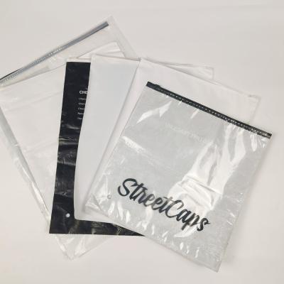 China Matte Frosted Pvc Eva Slider Recyclable Hot Zipper Bag Wholesale Custom Printed Logo Reclosable Slider Plastic Bags white for sale