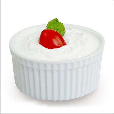 China Factory Wholesale Disposable Remekin Cups 5 Ounce Sauce Porcelain Ramekins Roll With Ceramic Lid Ramekins for sale