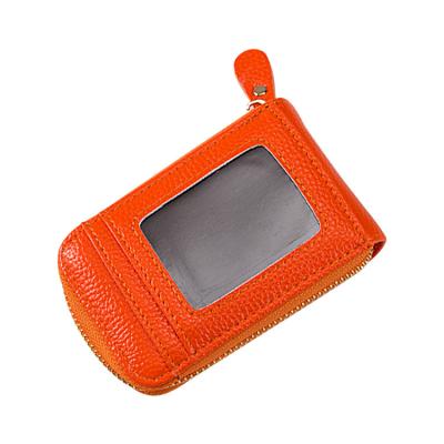 China Fashion Hot Selling Men's Collection Real Coin Purse Card Real Leather Wallet PJ005-2 Small Bag Multifunctional Unisex Zipper Zipper Wallet for sale