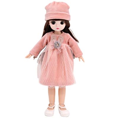 China Cartoon Toy 12 Inch 35cm Doll Fashion Baby Compaion Ready Doll Take Away Doll Carry Toys With Cloth Set for sale