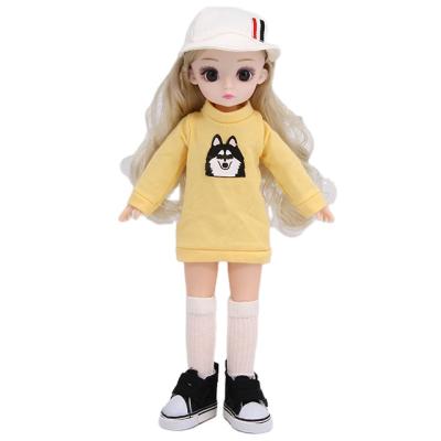 China 2021 Popular Mini Toy 30cm Fashion Doll Set Mini Jointed Toy Doll With Shoes for sale