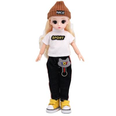 China 2021 Popular Mini Toy 30cm Fashion Doll Set Mini Jointed Toy Doll With Shoes for sale