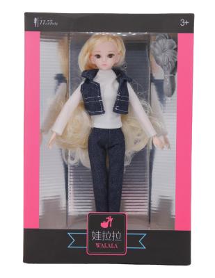 China Mini Toy 11.5 INCH Fashion Doll Set Attached Toy Doll With Shoes Fashion Outfit Doll for sale