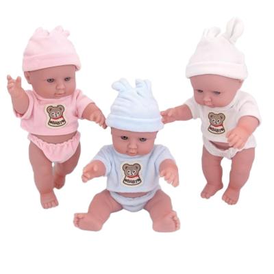 China Mini Toy Wholesale China Supplier 12 inch baby - reborn doll vinyl doll toys for children two colors assorted for sale