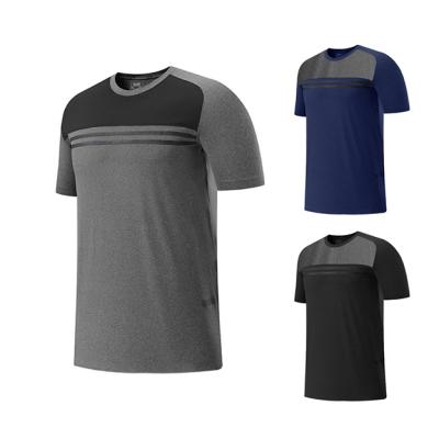 China The Delivery Men's QUICK DRY Quick T-shirt For Men's Gym T-shirt Polyester Sports Bodybuilding Gym Clothing Breathable T-shirt for sale