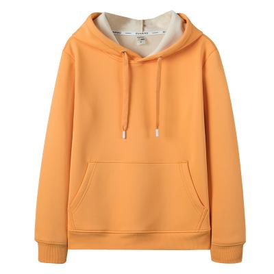 China Anti-pilling Drop Shipping Winter Hoodie For Women Pink Women's Thick Striped Logo Pullover Hoodies Long Sleeve Sweatshirts Custom Made for sale