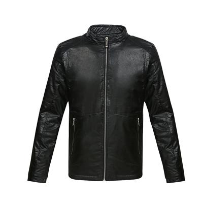 China Waterproof Mens Motorcycle Jacket With Hidden Earpiece Leather Jacket Waterproof Custom Clothes for sale