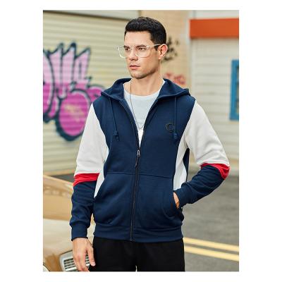 China Wholesale Zipper Hoodie Full Waterproof Manufacturer Sweatshirt With LOGO Slim Fit Tracksuit Jacket Custom Made For Men Hoodie Jackets for sale