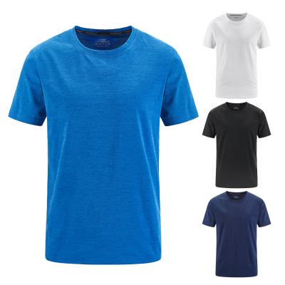 China Wholesale Custom Breathable Logo Mens Anti-Wrinkle Thin Sports And Quickly Fit Summer Slim Dry T-shirts And Bodybuilding Gym Wear T-shirt for sale