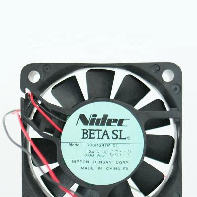 China D06R-24TM 19B Industrial Equipment Size 60*60*15mm 24V 0.08A 3 Wire Inverter Fan for sale