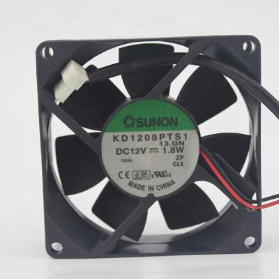 China Industrial Equipment KD1208PTS1 DC12V 2.6W 8025 Power Supply Fan for sale