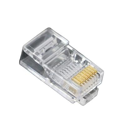 China Factory direct sales rj11 rj45 RJ45 CAT5 UTP 8P8C connector RJ45 modular network crimp connectors plug for electronic wire for sale